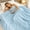 Light Blue, variant on Cooling Bed Blanket, Soft Polyester Fabric for Warm Evenings, 150 x 230 cm, Cool Touch & Airy Texture for Indoor Use, Night Sweat Wicking Blanket