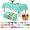 Aqua-12 Pack 54" x 108" Rectangle, variant on Red Gingham Checkered 12 Pack 54" x 108" Rectangle Plastic Disposable Tablecloths