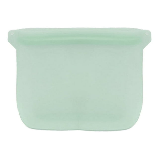 500/1000ml Food Bag Reusable Self-Sealing Leakproof Preservation Silicone Fruit Meat Fresh-keeping Bag Kitchen Gadget