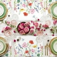thumbnail image 5 of Floral Butterfly Paper Placemats Disposable 50 Pack Floral Placemats 16x 11 Inch Colored Flowers Butterfly Place Mats for Spring Summer Bridal Shower Wedding Birthday Party Supplies, 5 of 7