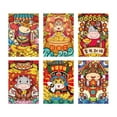 thumbnail image 1 of Abbracc 6pcs Enveloppes Rouges Chinoises Nouvel An Paquets Enveloppe de Boeuf Hongbao 2021 Style de Boeuf Chinois8, 1 of 3