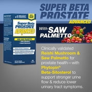 Super Beta Prostate Advanced + Saw Palmetto & Beta Sitosterol, Men's Health, 60 Caplets