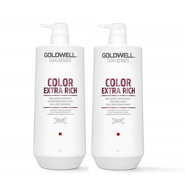 Goldwell Dualsenses Color Rich Brilliance Shampoo & Conditioner Duo Set Liter set - Walmart.com