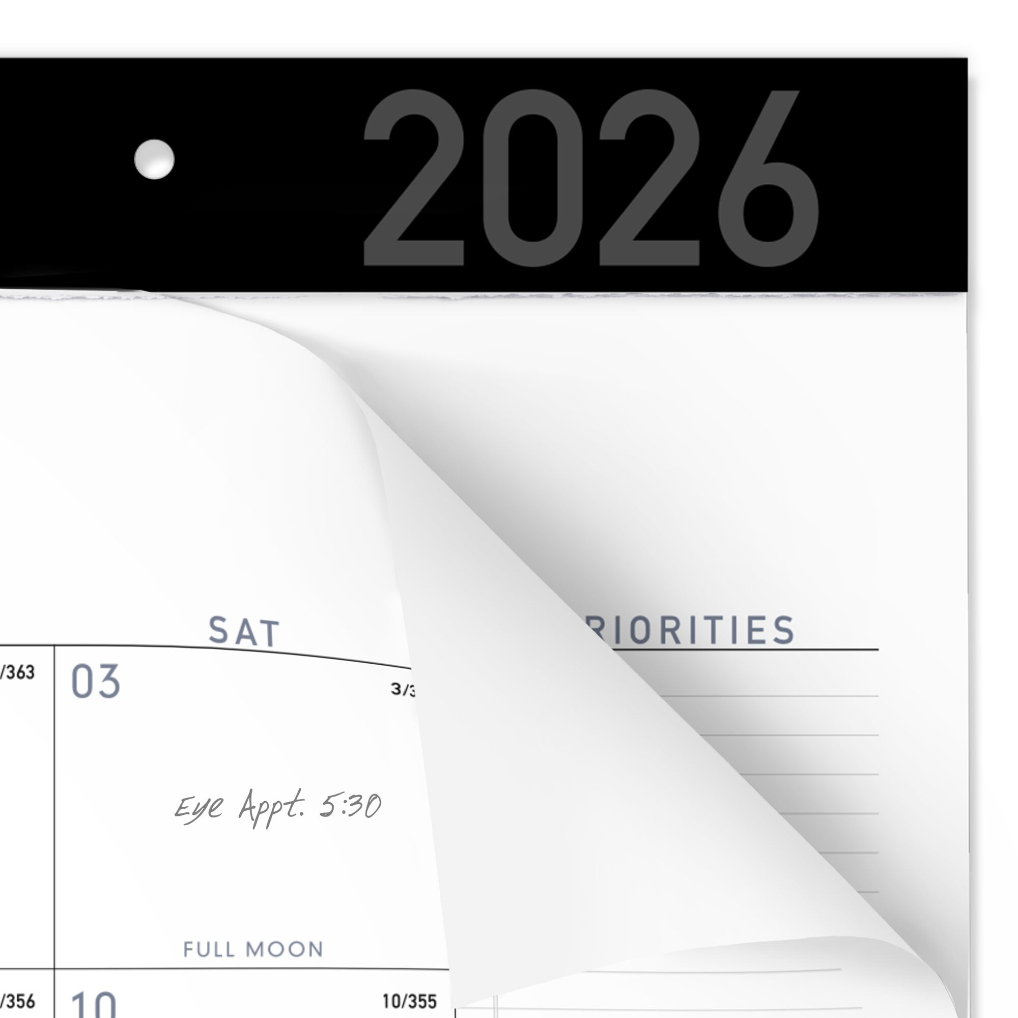 AT-A-GLANCE Contemporary 2026 Monthly Desk Pad Calendar Standard 21 34 x 17 -