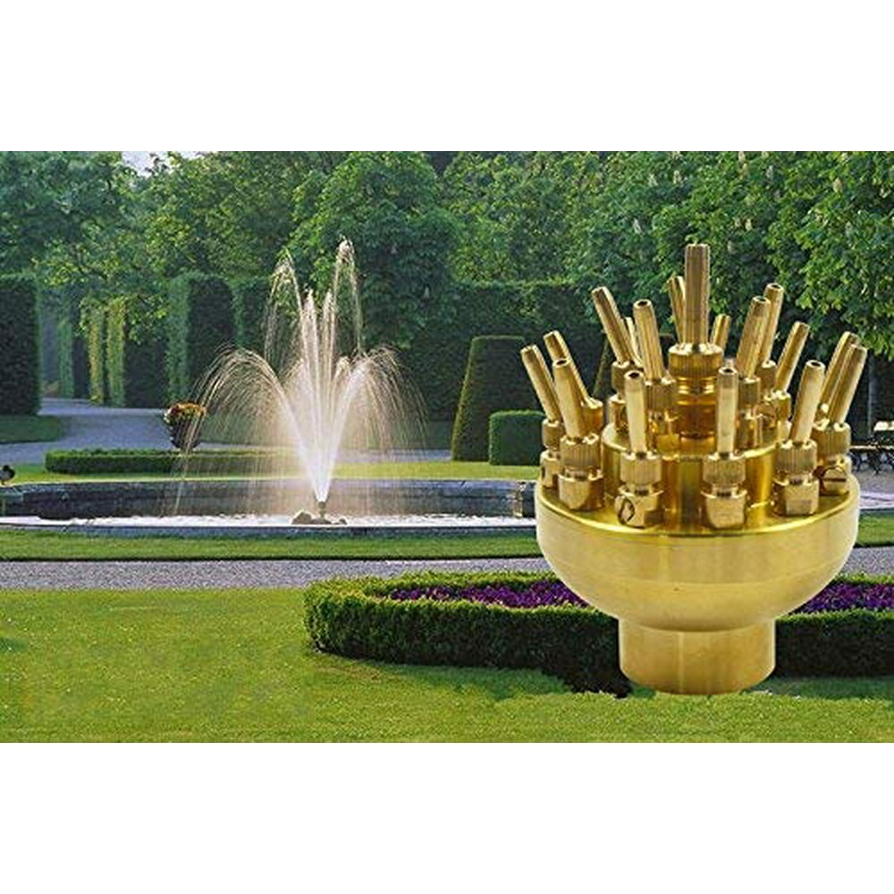 TechTongda 2" DN50 3 Layers Water Fountain Nozzle 17 Sprinklers