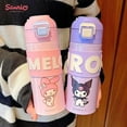 thumbnail image 3 of Sanrio Cinnamoroll Kuromi Thermos Water Bottle Kawaii Anime My Melody Student Kid Portable Vacuum Water Bottle Thermal Water Cup, 3 of 9