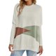 thumbnail image 1 of Gibobby Suéteres para mujer, Suéter Ligero de Cuello Redondo Suéter para Mujer, para otoño e invierno(Blanco,G), 1 of 4