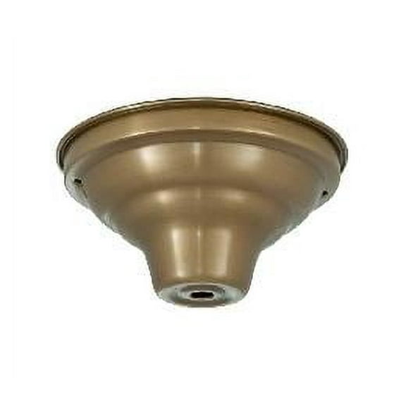 B&P Lamp® Antique Brass Fixture Canopy, 5 1/4" diameter