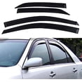 thumbnail image 7 of PET-U Window Visors Rain Guards Deflectors - 4-Pack Side Window Deflector Vent Shade for Car Windows Tape-On Outside Mount Acrylic Sun Rain Guard Replacement for Corolla 2009-2013, 7 of 7