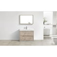 thumbnail image 6 of Kubebath Bliss 40" Nature Wood Free Standing Modern Bathroom Vanity, 6 of 6