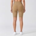 thumbnail image 4 of Sokhug Womens High Waisted Biker Yoga Shorts Athletic Workout Shorts Stretch Solid Color Casual Wear Running Cycling Active Shorts, 4 of 7