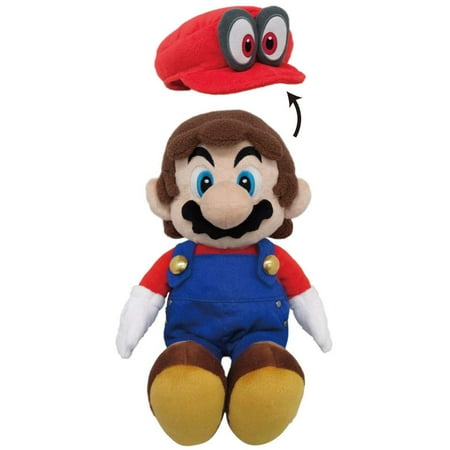 mario plush with removable hat