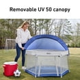 thumbnail image 4 of Graco Pack 'n Play LiteTraveler LX Playard, Outdoor and Indoor Use, Canyon, Blue, Unisex, 6 panels, 4 of 10