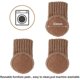 thumbnail image 3 of Calcetines elásticos ZHAOCHENG para patas de silla y mesa juego de 24 protectores de suelo madera color marrón claro, 3 of 4