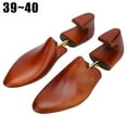 thumbnail image 1 of Hormas de madera para zapatos: plantillas de pino ajustables para evitar deformaciones y arrugas, talla 39-40, marrón oscuro, 1 of 8