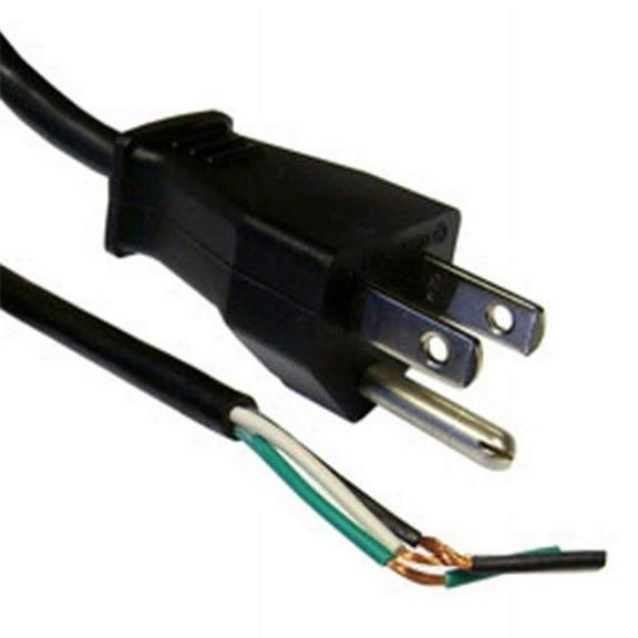 CableWholesale  European Computer-Monitor Power Cord - Black - 6 foot