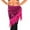 Hot Pink, variant on Women's Sparkly Fringed Wrap Skirt, Tie Side Sequins Tassel Scarf Waist Towel for Belly Dance Festival Rave Party