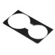 thumbnail image 3 of Rewera - Marco de ajuste para panel de portavasos trasero de coche, estilo fibra de carbono, apto para Range Rover Evoque 2019-2020, 3 of 8