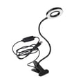 thumbnail image 1 of Indoor USB Light Dimmable 360 Degree Flexible Clip-on Lamp for Desk Bed Headboard, 1 of 8