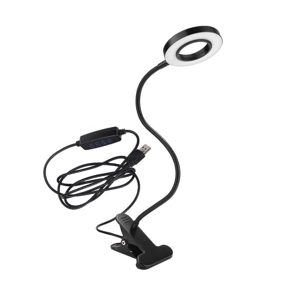 Sarapandan Indoor Clip-On Lighting Solution 360° Rotating USB Dimmable Flex Lamp for Desk, Bed & Headboard