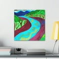 thumbnail image 3 of River in Fauvism Hues - Canvas, 3 of 10