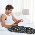thumbnail image 5 of Naloa Flowers Butterfly Pajama Pants Men, PJ Bottoms, Sleep & Lounge Pants-XX-Large, 5 of 6