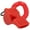 Red, variant on Fox 40 Classic Safety Whistle with Flexxcoil