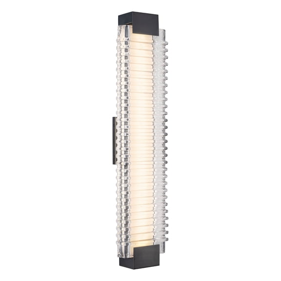 Alora Lighting Wv374225 Alai 25" Tall 2700K Led Bathroom Sconce - Urban Bronze / Ribbed