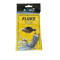 Asalt Fishing Fluke Hi-Lo Rig Double Mylar Silver Flash Teasers
