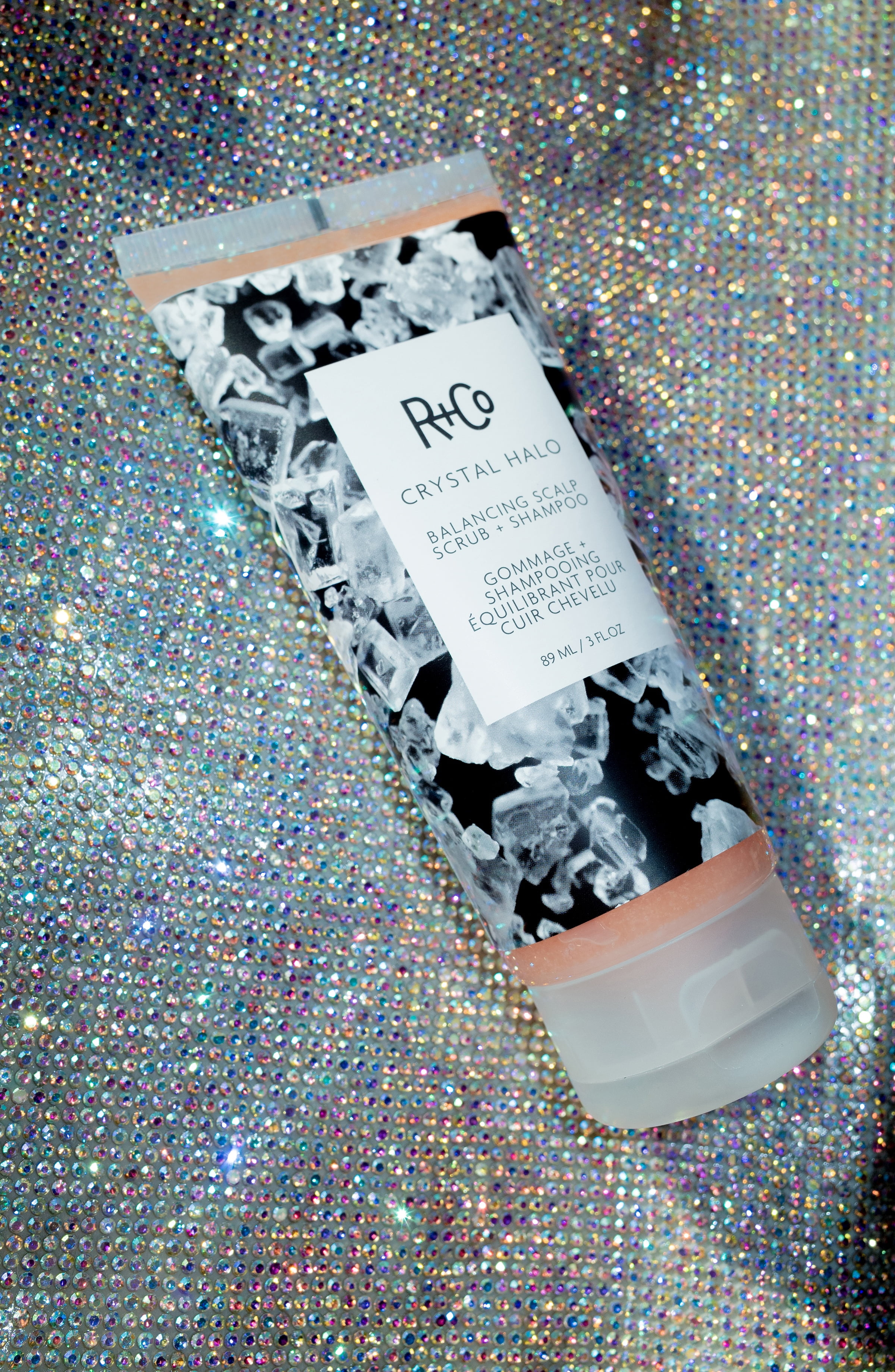 R+Co CRYSTAL HALO Balancing Scalp Scrub + Shampoo