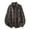 Brown, variant on Big & Tall Men Button-up Shirts Plaid Lapel Collar Long Sleeve Loose Fit Fall Casual Basic Daily Lightweight Tops M-5XL