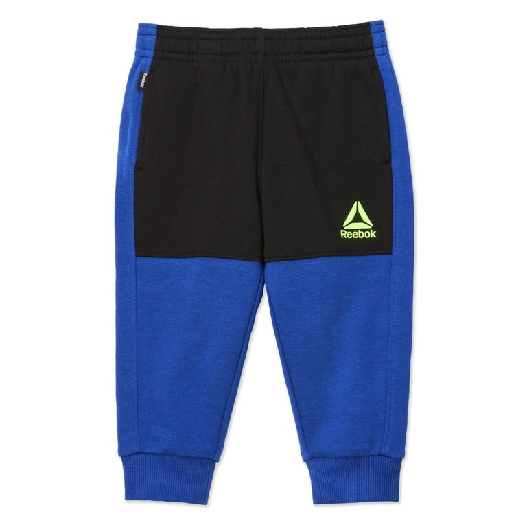 Reebok Color Blocked Crew Neck Pullover Jogger Pant Baby Boy Outfit 0 3 24 Months 2 pieces Walmart
