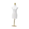 thumbnail image 3 of Lipstore Doll Dress Form Decor Decorative Sewing Mannequin for Displaying Office Home L and Gold Base, 3 of 8