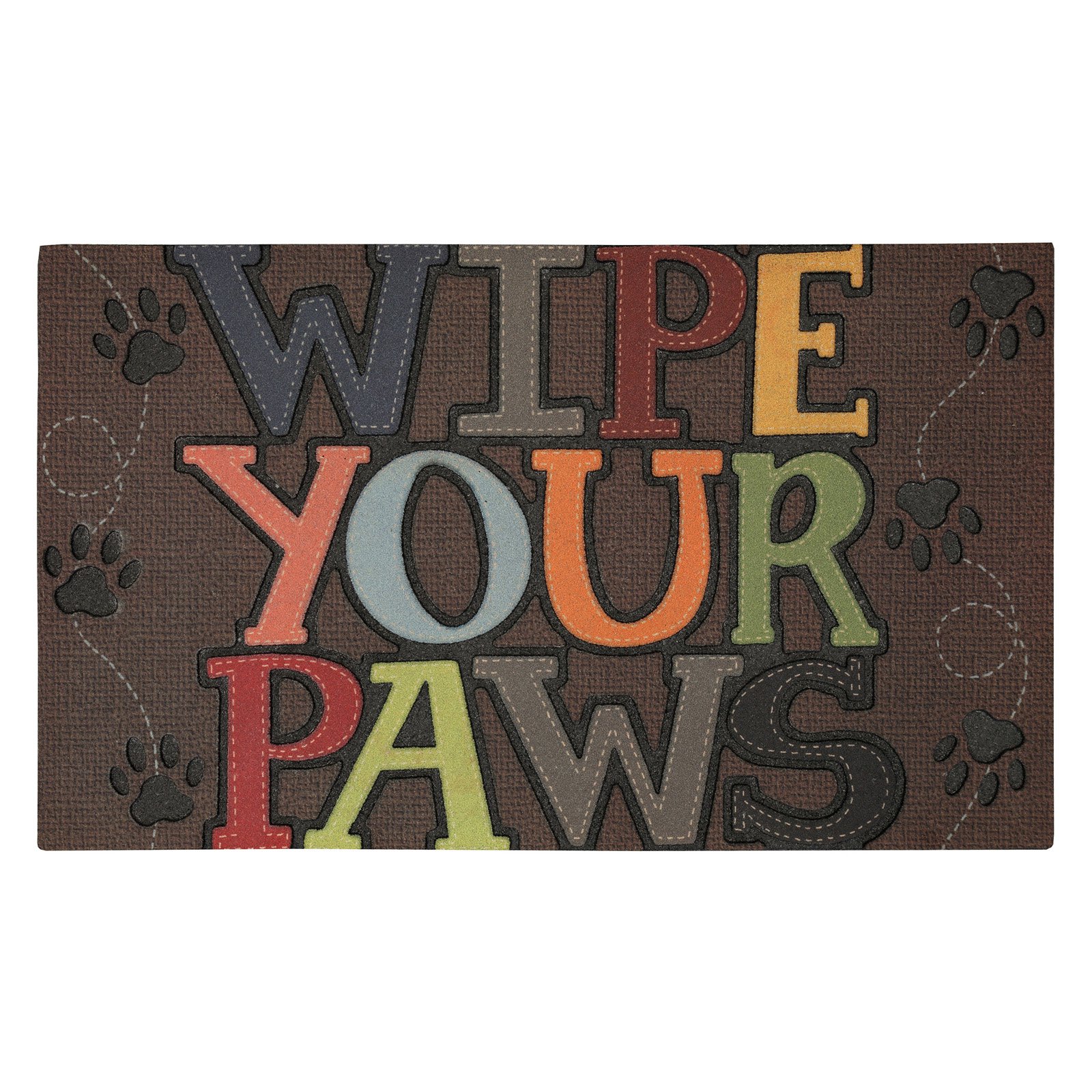 Mohawk Home Wipe Your Paws Recycled Rubber Door Mat