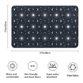 thumbnail image 3 of Dark Blue Sun Moon Star Pattern Bathroom Rugs Mat,Non Slip Microfiber Bathroom Rug,Rubber Backing,Soft Bathroom Mats for Bathroom Floor,Tub and Shower,17x27in(43x68cm), 3 of 5