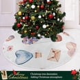thumbnail image 6 of FMSHPON Watercolor Lovely Bears Xmas Christmas Tree Skirt Stand Mat for Holiday Party Decoration Indoor Outdoor 36 inches, 6 of 6