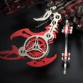 thumbnail image 3 of Puzle 3D de metal Scorpion Konhaof rojo para adultos con colores, 3 of 5