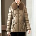 thumbnail image 2 of Fashion Plus Size Jackets for Womens Winter Warm Casual Solid Color Long Sleeve Warm, 2 of 5