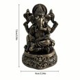 thumbnail image 3 of ZZkhGO Southeast Asian Buddha Resin Statue, Wealth Deity Figurine Craft, Handmade Cultural Decor for Home Office, 3 of 5