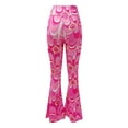 thumbnail image 3 of Deerose Pantalon Taille Haute Extensible Ajusté Évasé Grande Taille pour Femme Confortable et à la Mode, 3 of 7