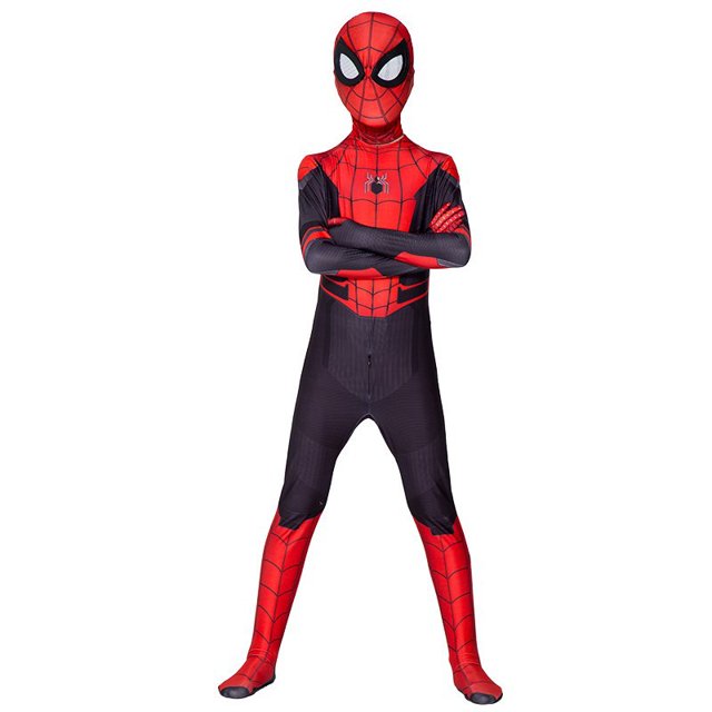 Disfraz De Halloween Spiderman Cosplay Niño Camiseta Traje De Superhéroe Mono Para budak Kids party show