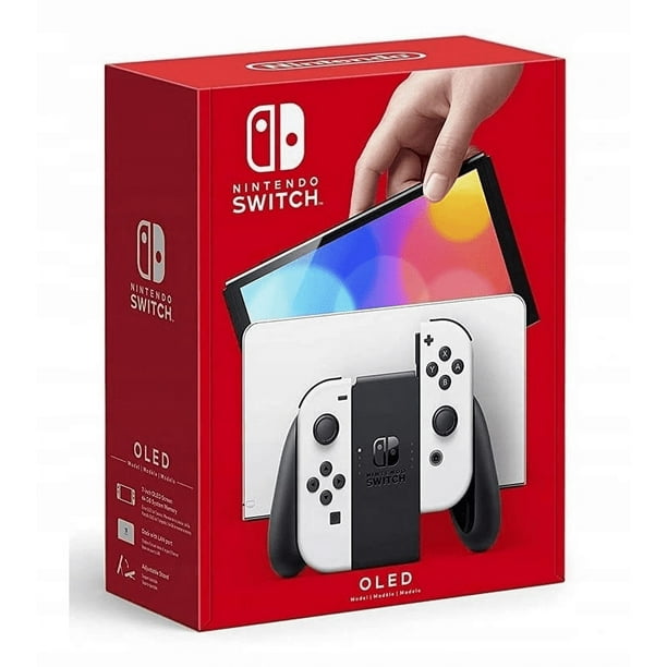 Restored Nintendo HEGSKAAAA Switch OLED Model w/ White Joy-Con