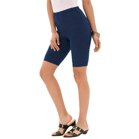 Roaman s Women s Plus Size Everyday Essential Stretch Bike Shorts price history on PriceWatchPro