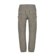 Rick Owens Trousers With Elastic Waist And Multiple Zipper Details (Men's)