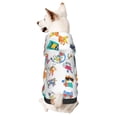 thumbnail image 1 of Fotbe Hello Summer Cat Sudadera con Estampado para Perros Pequeños – Suéter con Capucha para Mascotas, Tela Suave de Forro Polar con Bolsillo-Medium, 1 of 7
