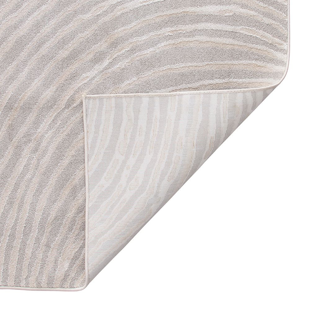 Better Homes & Gardens Kai Carved Ripple Indoor Stain/Fade Resisant Area Rug, Gray, 7'10" x 10'