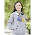 thumbnail image 2 of Cat Couple In Love Hoodie Juniors -Image by Shutterstock,  Small, 2 of 4