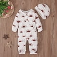 thumbnail image 2 of MQLKF Spring And Autumn Children's Natural Pattern Printed Long Sleeve Long Climbing Suit Jumpsuit Cute Comfortable Infant Clothes, 2 of 8