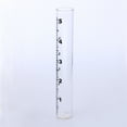 thumbnail image 3 of Nicehomfit 2Pcs Flat Bottom Glass Test Tube with Scale Rain Gauge for Meteorological Research, 3 of 4