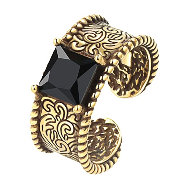 Anillo de hilo rizado de alta resistencia para mujeres Anillo avanzado de moda y versátil Anillo de dedo índice abierto y ajustable